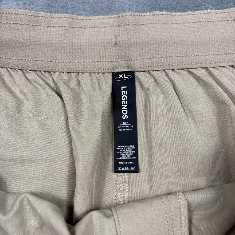 Legends Shorts Mens XL Tan Luka UnLined Running Training Athletic Gym NWT - Picture 3 of 7
